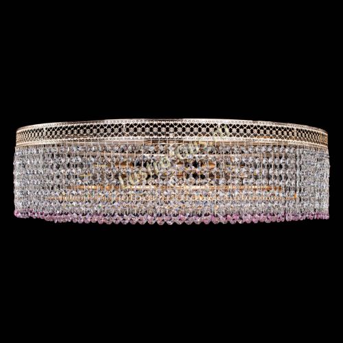 Люстра Венеция Капель №8 оптикон розовая в Химках Гусь Хрустальный