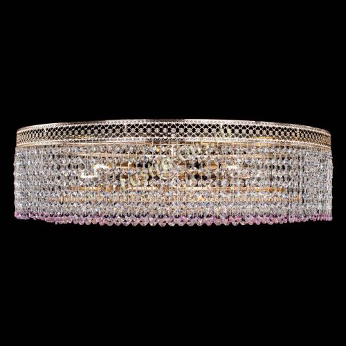 Люстра Венеция Капель №8 оптикон розовая в Химках Гусь Хрустальный