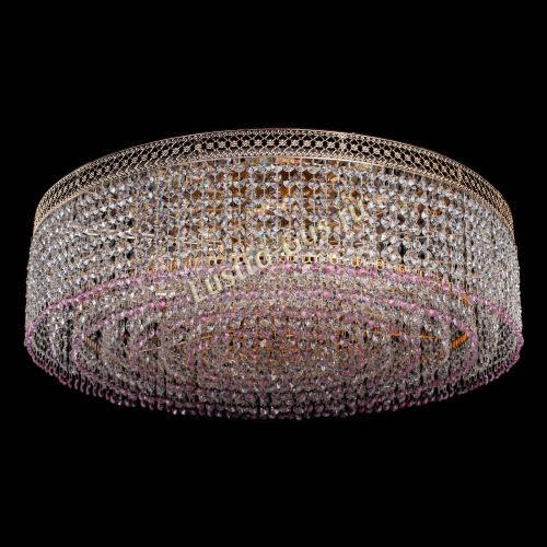 Люстра Венеция Капель №8 оптикон розовая в Химках Гусь Хрустальный