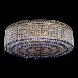 Люстра Венеция Капель №8 оптикон синяя в Химках