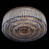 Люстра Венеция Капель №8 оптикон синяя в Химках