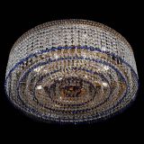 Люстра Венеция Капель №8 оптикон синяя в Химках