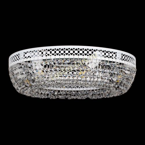 Люстра Венеция Кольцо №6 белая в Химках Гусь Хрустальный