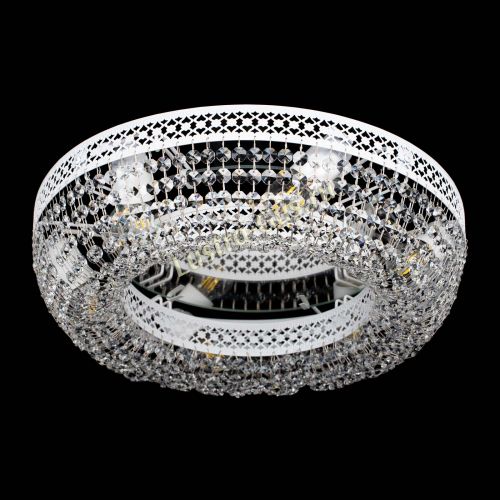 Люстра Венеция Кольцо №6 белая в Химках Гусь Хрустальный