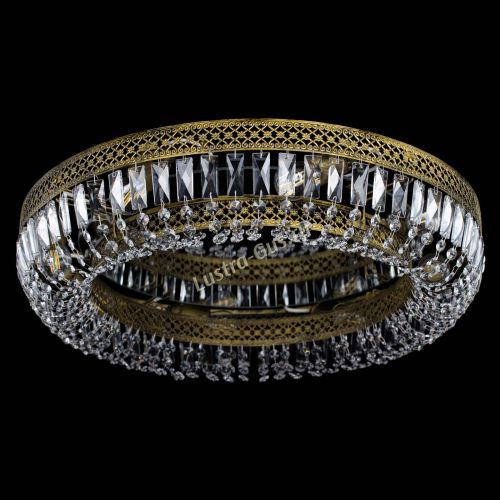 Люстра Венеция Кольцо №6 пластинка под бронзу в Химках Гусь Хрустальный