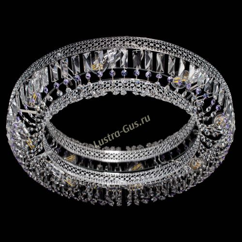 Люстра Венеция Кольцо №8 пластинка фиолетовая в Химках Гусь Хрустальный