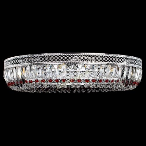 Люстра Венеция Кольцо №8 пластинка красная в Химках Гусь Хрустальный