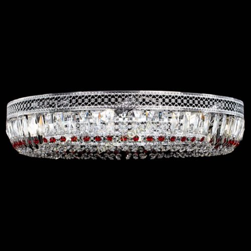 Люстра Венеция Кольцо №8 пластинка красная в Химках Гусь Хрустальный