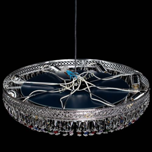 Люстра Венеция Кольцо №8 пластинка разноцветная в Химках Гусь Хрустальный