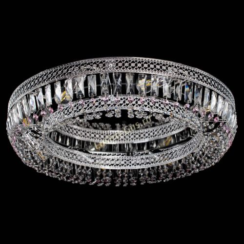 Люстра Венеция Кольцо №8 пластинка розовая в Химках Люстра Венеция Кольцо №8 пластинка розовая в Химках