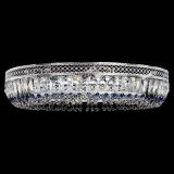 Люстра Венеция Кольцо №8 пластинка синяя в Химках