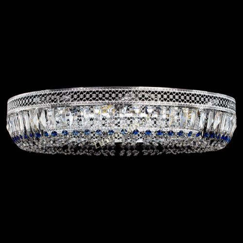 Люстра Венеция Кольцо №8 пластинка синяя в Химках Гусь Хрустальный