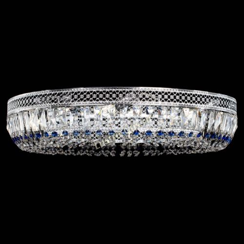 Люстра Венеция Кольцо №8 пластинка синяя в Химках Гусь Хрустальный