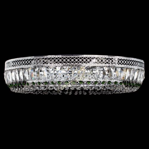 Люстра Венеция Кольцо №8 пластинка зеленая в Химках Гусь Хрустальный