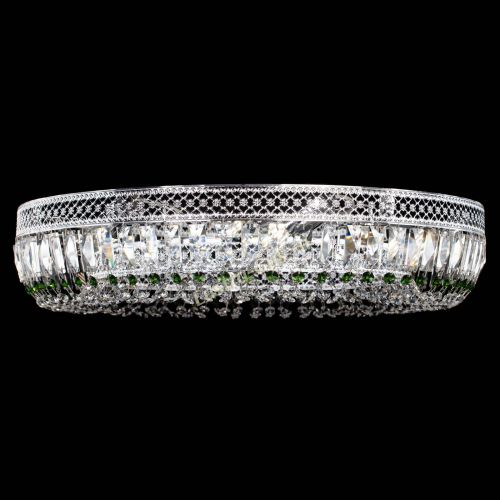 Люстра Венеция Кольцо №8 пластинка зеленая в Химках Гусь Хрустальный