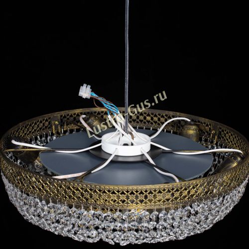 Люстра Венеция Кольцо №6 под бронзу в Химках Гусь Хрустальный