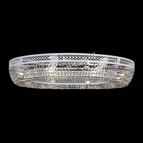 Люстра Венеция Кольцо №8 белая в Химках Гусь Хрустальный