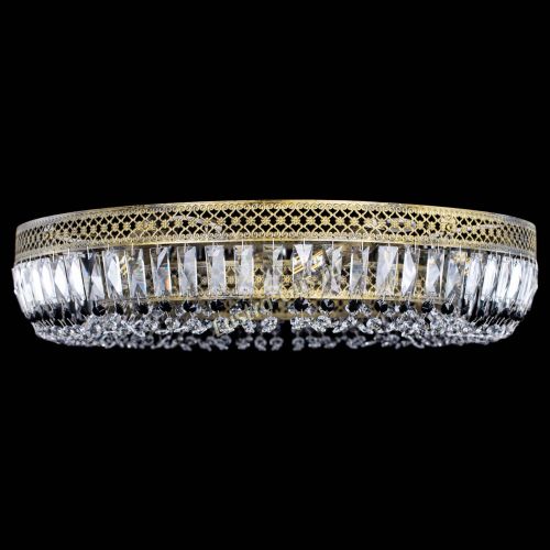 Люстра Венеция Кольцо №8 пластинка под бронзу Черная в Химках Гусь Хрустальный