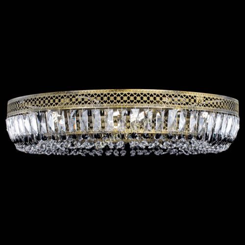 Люстра Венеция Кольцо №8 пластинка под бронзу Черная в Химках Гусь Хрустальный