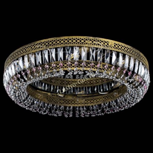 Люстра Венеция Кольцо №8 пластинка под бронзу Розовая в Химках Люстра Венеция Кольцо №8 пластинка под бронзу Розовая в Химках