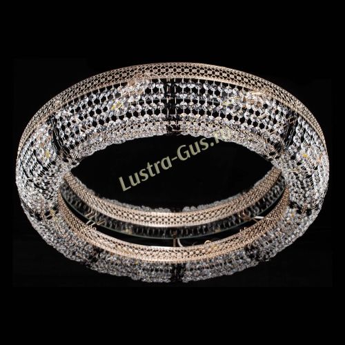 Люстра Венеция Кольцо №8 черная в Химках Гусь Хрустальный