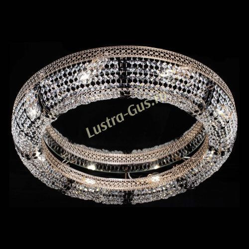 Люстра Венеция Кольцо №8 черная в Химках Гусь Хрустальный