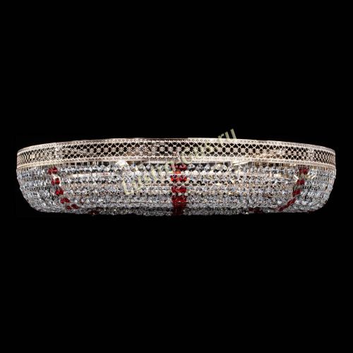 Люстра Венеция Кольцо №8 красное в Химках Гусь Хрустальный