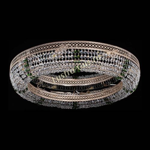 Люстра Венеция Кольцо №8 зеленое в Химках Гусь Хрустальный