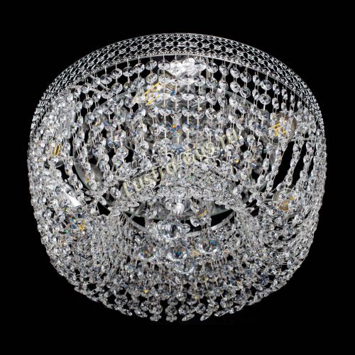 Люстра Венеция Кольцо конус 400 мм в Химках Гусь Хрустальный