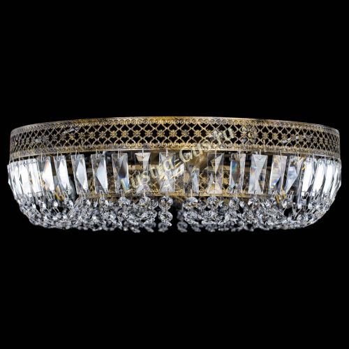 Люстра Венеция Кольцо пластинка под бронзу в Химках Гусь Хрустальный