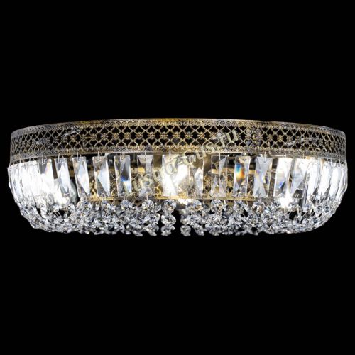 Люстра Венеция Кольцо пластинка под бронзу в Химках Гусь Хрустальный