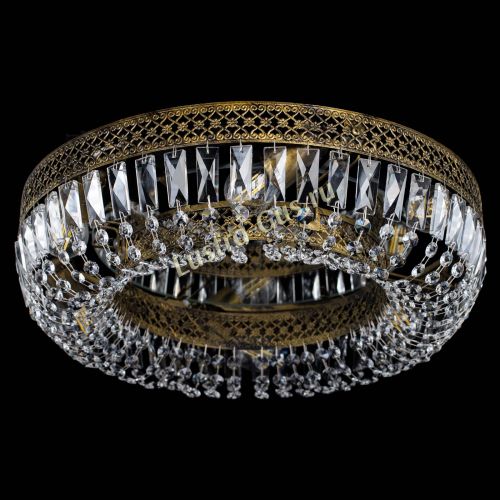 Люстра Венеция Кольцо пластинка под бронзу в Химках Гусь Хрустальный