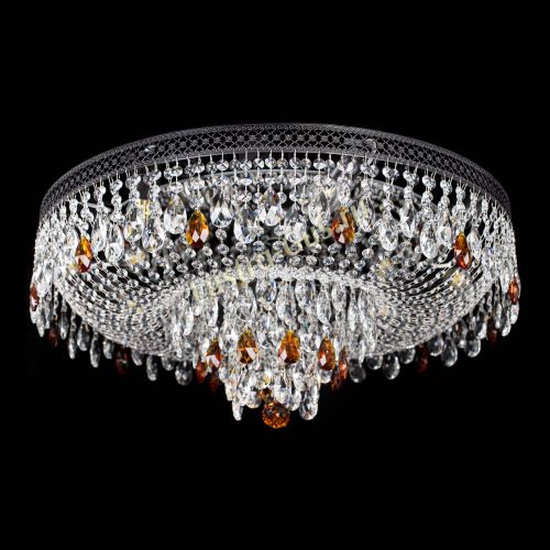 Люстра Венеция Кольцо Черная №8 чайная в Химках Гусь Хрустальный