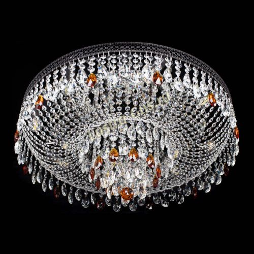 Люстра Венеция Кольцо Черная №8 чайная в Химках Гусь Хрустальный