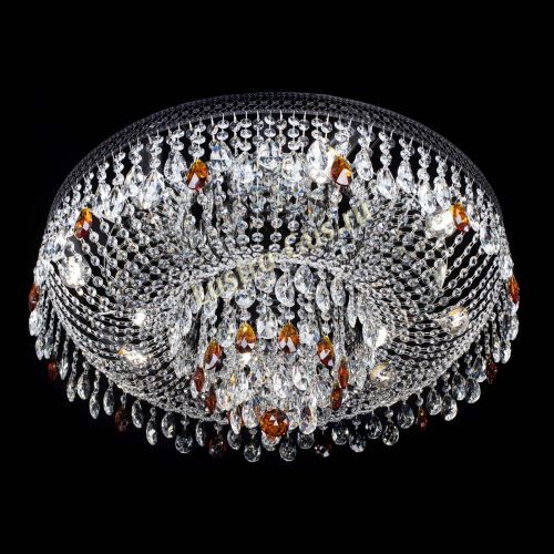 Люстра Венеция Кольцо Черная №8 чайная в Химках Гусь Хрустальный