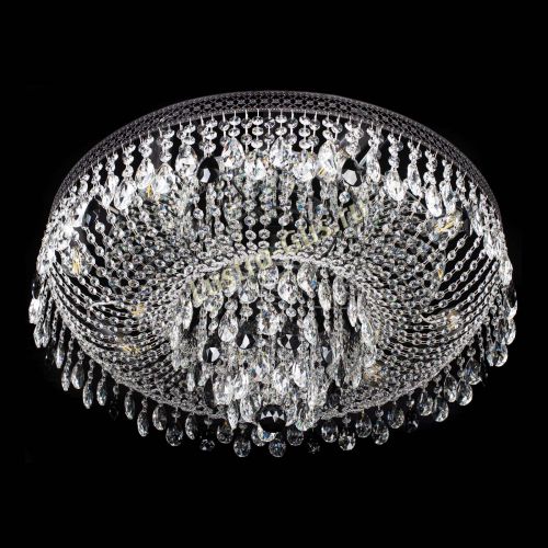 Люстра Венеция Кольцо Черная №8 черная в Химках Гусь Хрустальный