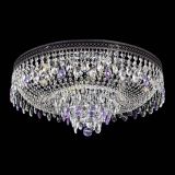 Люстра Венеция Кольцо Черная №8 фиолетовая в Химках Люстра Венеция Кольцо Черная №8 фиолетовая в Химках