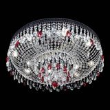 Люстра Венеция Кольцо Черная №8 красная в Химках