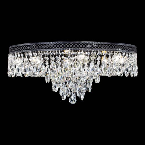 Люстра Венеция Кольцо журавлик №8 черная в Химках Гусь Хрустальный