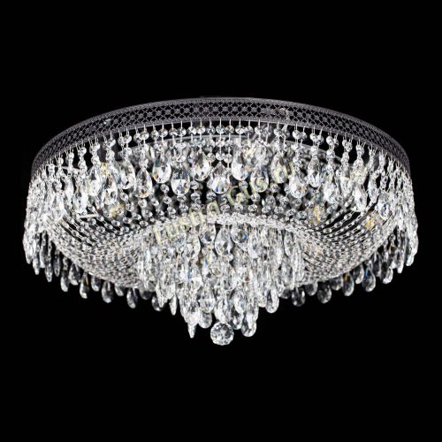 Люстра Венеция Кольцо журавлик №8 черная в Химках Гусь Хрустальный