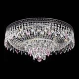 Люстра Венеция Кольцо Черная №8 розовая в Химках Люстра Венеция Кольцо Черная №8 розовая в Химках