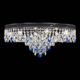 Люстра Венеция Кольцо Черная №8 синяя в Химках