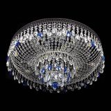 Люстра Венеция Кольцо Черная №8 синяя в Химках