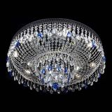 Люстра Венеция Кольцо Черная №8 синяя в Химках