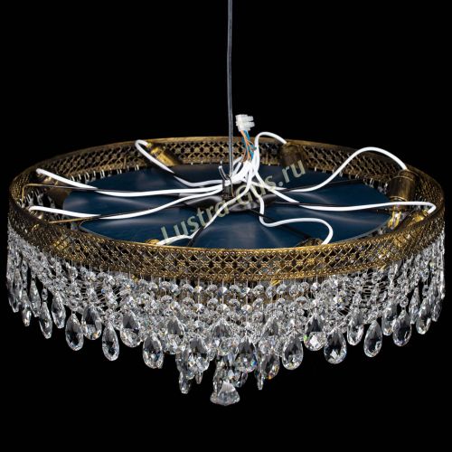 Люстра Венеция Кольцо журавлик №8 под бронзу в Химках Гусь Хрустальный