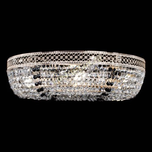 Люстра Венеция Кольцо черная в Химках Гусь Хрустальный