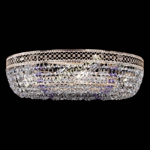 Люстра Венеция Кольцо фиолетовая в Химках Гусь Хрустальный