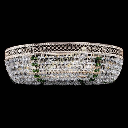 Люстра Венеция Кольцо зеленая в Химках Гусь Хрустальный