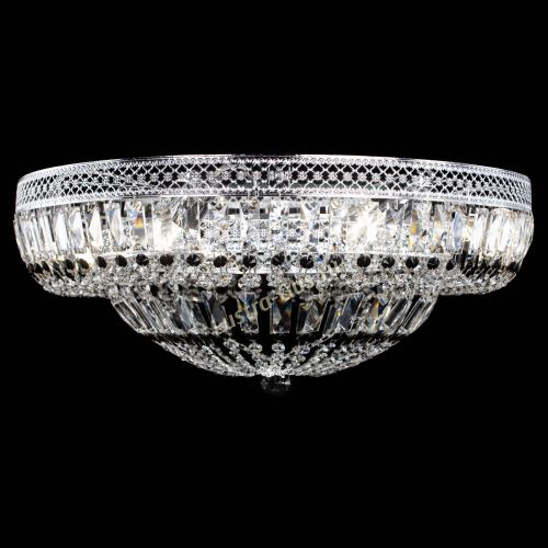 Люстра Венеция Купол пластинка 600 Черная в Химках Гусь Хрустальный