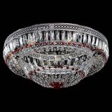 Люстра Венеция Купол пластинка 600 Красная в Химках Люстра Венеция Купол пластинка 600 Красная в Химках